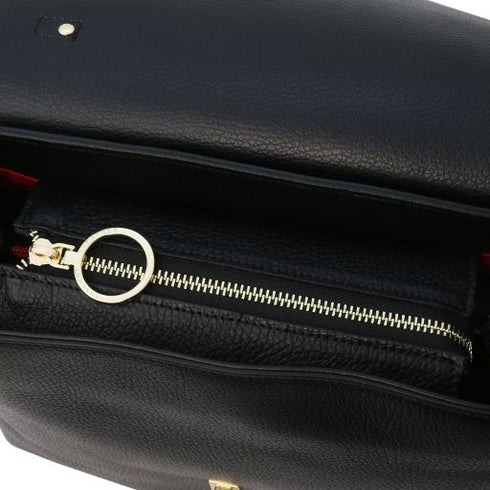 Silene - Leather convertible backpack handbag